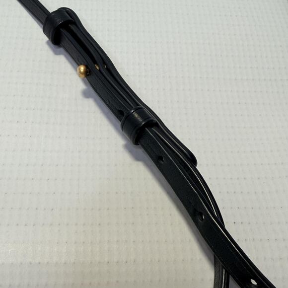 Tory Burch Miller Phone Crossbody Bag Womens Black Leather Logo Medallion Tassel - Picture 5 of 12